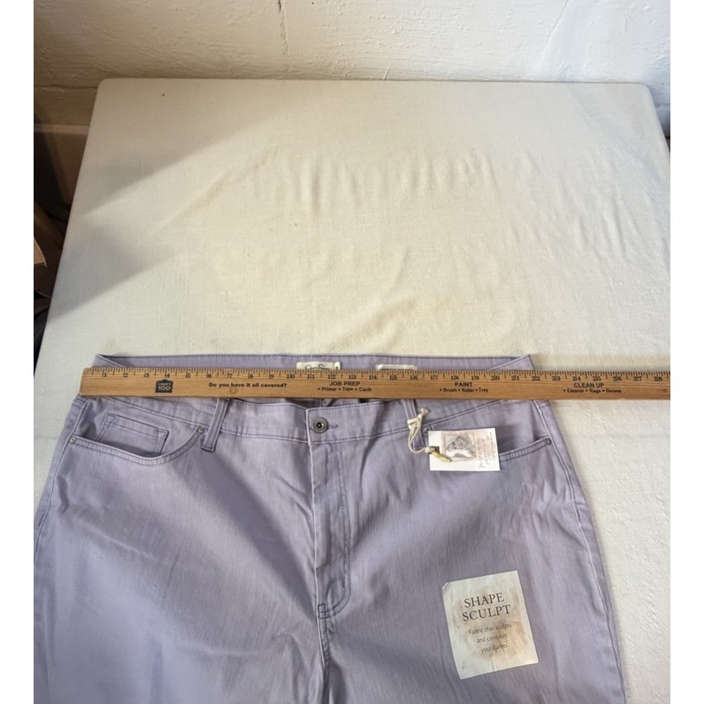 Jessica Simpson Shape Sculpt Cropped Jeans 24W Lilac High Rise Ankle NWT - Picture 4 of 6